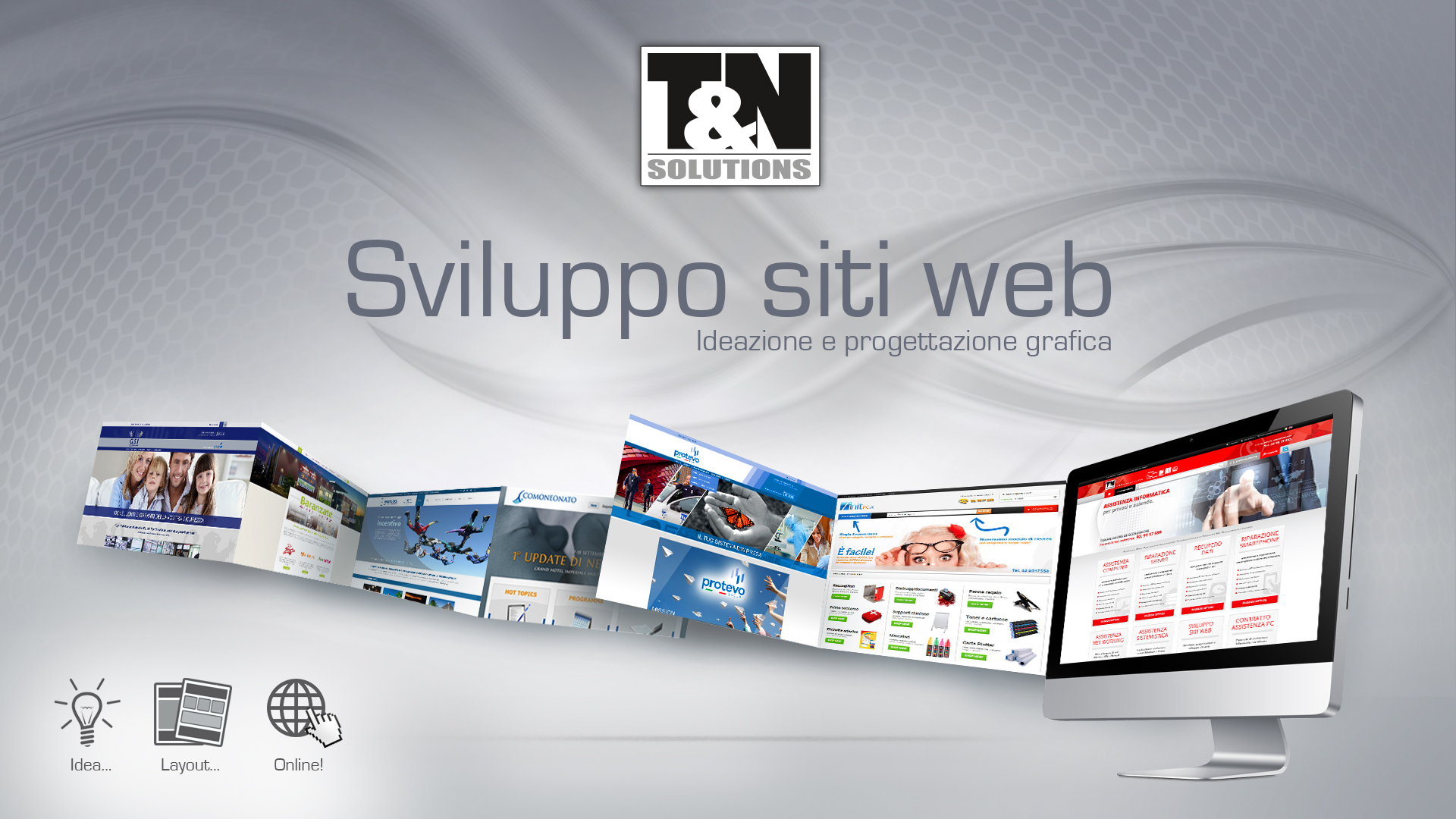 Galleria siti web T&N Solutions aziende Brescia